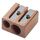 M+R 704110000 Natural Beechwood Double Pencil Sharpener