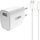 2GO 797253 USB-A Wall Charger with Lightning Cable White