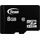 TEAMGROUP 8GB microSDHC Class 10 Memory Card with SD Adapter