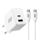 EFB G201A1CE 20W GaN USB-C + USB-A Charger White