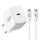 EFB G301CE 30W GaN USB-C Charger with 2 m Cable White