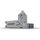 Lindy 40452 USB-A Port Blocker Kit Blue 1 Key 4 Locks