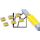 Smart Keeper UL03PKYL USB-A Port Lock Yellow 6 Pack + Key