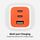 Hyper HyperJuice Flex 65W GaN Charger EU Orange