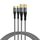 EFB USB-A to USB-C Cable 2-Pack 2 m 60 W Grey