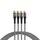 EFB USB-C Cable 2-Pack 2 m 100 W PD 5A Grey