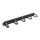 equip 327320 19" 1U Cable Management Panel Brush Black