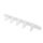 LogiLink OR101G 19" 1U Cable Management Bar Grey