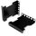 StarTech.com 2U Rack Depth Adapter, 10 cm, Black