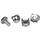 StarTech.com M6 Rack Screws and Cage Nuts, 100-Pack