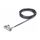 StarTech.com dual-access K-Slot laptop lock with 2m steel cable