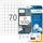 HERMA Removable Labels 24x24 mm White 1750 pcs