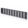 DIGITUS 2U 19" Vented Blank Panel, Hinged, Black