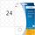 HERMA 2260 Colour Dots Ø 25 mm White 768 Pack