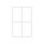 HERMA 2490 Handwriting Labels 52 × 82 mm White 128 Pack
