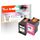 Peach PI300-808 HP 304XL black and tri-colour ink cartridge set