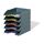 DURABLE VARICOLOR TRAY SET A4, 5 Letter Trays, Grey