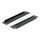 Delock 10" Cable Brush Strip 1U, Black
