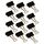 WEDO Foldback Clips 25 mm Black, Box of 12