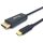 Equip 133427 USB-C to DisplayPort Cable 2m 4K 60Hz Black