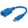 Manhattan USB-C to USB-A OTG Cable 5 Gbps 15 cm Blue