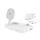4smarts Trident Qi2 Wireless Charging Station White