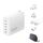 4smarts GaN Flex Pro 200W 4 USB-C Travel Charger White
