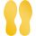 DURABLE 104704 Yellow Removable Footprint Floor Markers Five Pairs