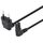 Manhattan Angled EU Power Cable C7 to CEE 7/16, 2m, Black