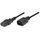 Manhattan C14 to C13 Power Extension Cable 1.8 m Black
