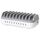 Manhattan 102766 10-Port USB-C PD 3.0 Charging Station, 200W Total, 20W per Port, White Gray