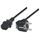 Manhattan Schuko to C13 Power Cord 1.8 m Black