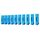 Lindy 40325 DisplayPort Port Blocker Pack, 10 Locks, No Key, Blue