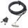 DICOTA D31886 silver Nano Lock Ultra Slim keyed security cable 2 m