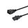 Equip 112141 black C20 to C13 power cable 3 m