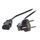 EFB-Elektronik EK504.3V2 black Schuko to C13 power cable 3 m