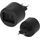 Brennenstuhl 1508500010 Black Type A to Europlug Travel Adapter