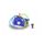 JAMARA McFizz Whale Garden Water Sprinkler Toy, Blue, Hose Adapter, Ages 3+