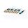 Equip MTP to SC Trunk Fibre Cord OM4 8 Fibres Aqua 20m