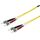 Equip ST-ST Fiber Patch Cable OS2 Duplex 3m Yellow