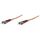 Intellinet ST-ST OM1 Fibre Patch Cable 1m Orange