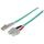 Intellinet OM3 Fibre Patch LC-SC Duplex 1m Aqua