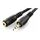 Gembird Cablexpert CCA-421S-5M 5m Gold-Plated 3.5mm Stereo Audio Extension Cable, Black