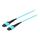 Equip 25555807 MTP to MTP OM4 Type B Fibre Cable 20 m Aqua