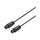 Manhattan 356091 Toslink Optical Audio Cable 5 m, Black