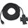 Brennenstuhl 1167820301 Black 25m Construction-Site Extension Cable with Triple Rubber Coupling IP44