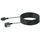 Schwaiger TVL6221533 Black 6m TAE F Telephone Extension Cable