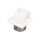 DIGITUS DN-93201 FTTH Flush Fibre Wall Outlet for SC LC Adapters, White