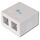 DIGITUS 2-Port Keystone Consolidation Point Box White