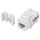 Lanberg KSU6-1090 Keystone RJ45 Cat6 UTP 90° White